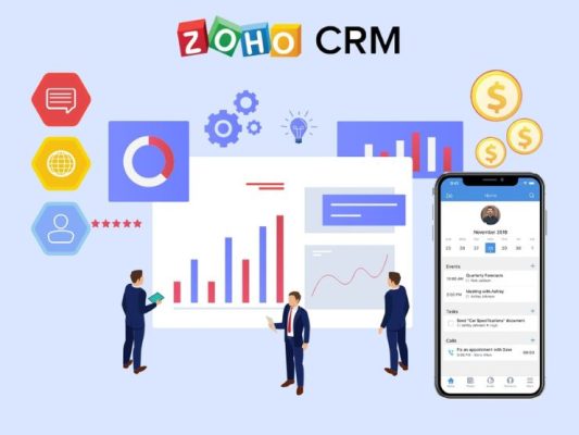 Zoho CRM là một phần mềm quản lý quan hệ khách hàng trực tuyến được cung cấp bởi công ty Zoho Corporation và phổ biến rộng rãi trong nhiều ngành nghề